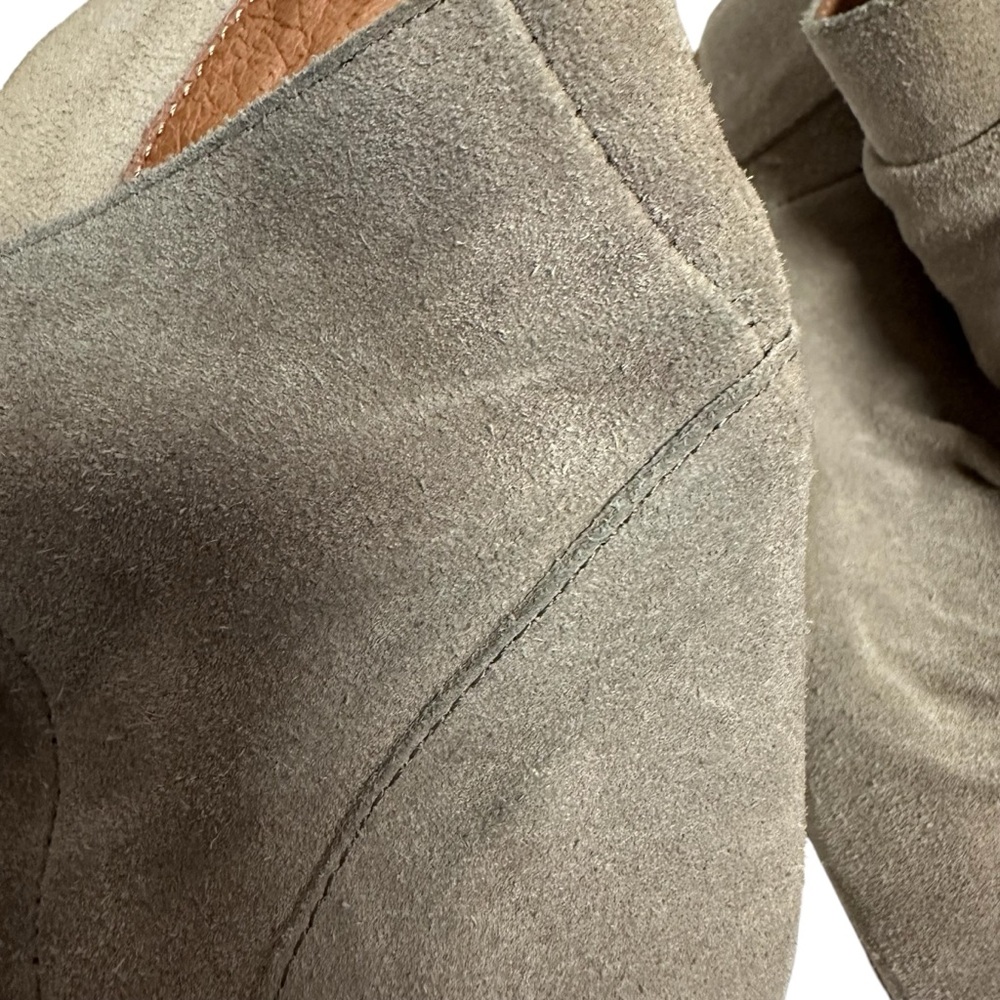 Jeffrey Campbell Women’s Speir Ankle Suede Booties tan Brown color size 10 !! - Picture 9 of 12